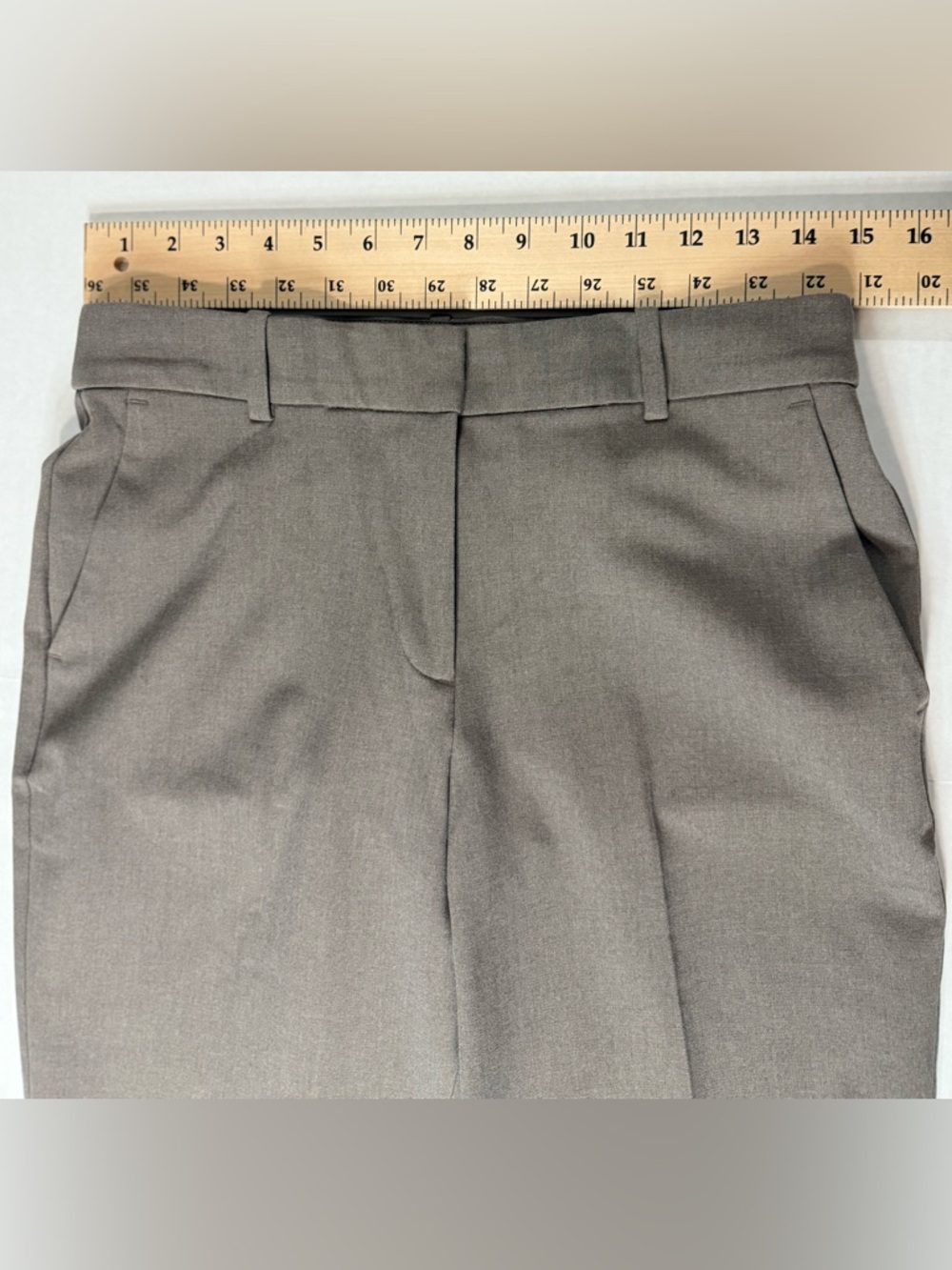 H&M Slacks Dark Taupe Size 6 - Picture 3 of 9